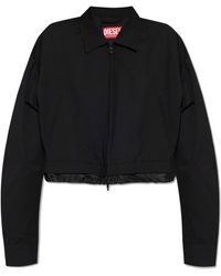 DIESEL - Jassen ,Zwart ,Wol Jas J-Ting-Fem-R2 - Lyst