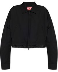 DIESEL - Jassen ,Zwart ,Wol Jas J-Ting-Fem-R2 - Lyst