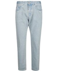 Eleventy - Denim Baumwolle Regular Fit Hose - Lyst