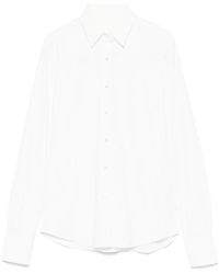 Xacus - Overhemden ,Wit ,Witte Stretch Overhemd Klassieke Kraag - Lyst
