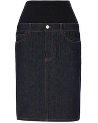 Coperni - Rokken ,Blauw ,Denim Denim Rok - Lyst