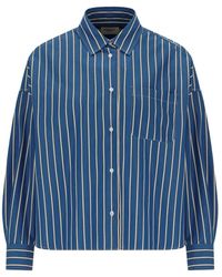 Weekend by Maxmara - Overhemden ,Blauw ,Katoen Onore Shirt - Lyst