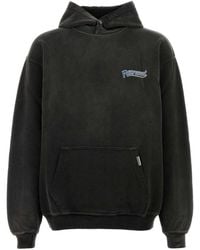 Represent - Hoodies & Sweatvesten ,Zwart ,Katoen Hoodie Met Logo-Print - Lyst