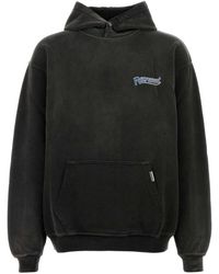 Represent - Hoodies & Sweatvesten ,Zwart ,Katoen Hoodie Met Logo-Print - Lyst