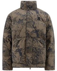 Represent - Giubbotto imbottito in nylon con motivo camouflage - Lyst