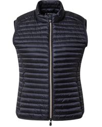 Save The Duck - Jassen ,Zwart ,Mouwloze Jas Met Gouden Rits - Lyst