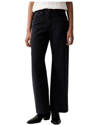 Levi's - Jeans ,Zwart ,Katoen Baggy Dad Lasso - Lyst