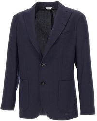 Boglioli - Jassen ,Blauw ,Wol K-Jacket - Lyst