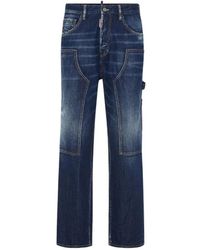 DSquared² - Jeans ,Blauw ,Denim Losse Timmerman Denim Jeans - Lyst