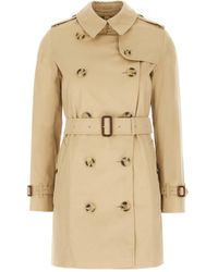 Burberry - Jassen ,Katoen Stijlvolle Trenchcoat Voor Mannen - Lyst