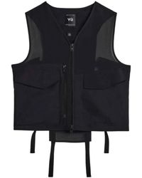 Y-3 - Jassen ,Zwart ,Tactical Utility Vest - Lyst