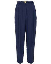 Elisabetta Franchi - Tapered Trousers - Lyst