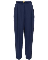 Elisabetta Franchi - Tapered Trousers - Lyst