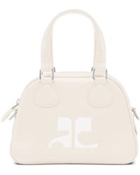 Courreges - Courreges mini bowling bag purse - Lyst