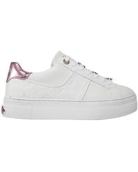 Guess - Weiß rosa sneakers giella fljgie fal12 - Lyst