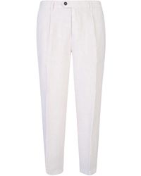 Eleventy - Broeken ,Leer Pantalone Over Pences - Lyst