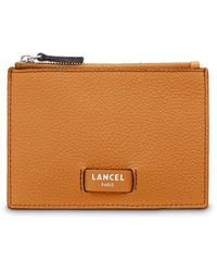 Lancel - Accessoires ,Bruin ,Leer Stijlvolle Leren Kaarthouder Ninon Bruin - Lyst