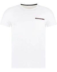 Rrd - Tops ,Wit ,Katoen T-Shirt - Lyst