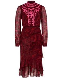 Saloni - Midi Dresses - Lyst