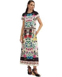 La DoubleJ - Kleedjes ,Silk Swing Jurk - Lyst