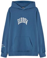 Barrow - Hoodies & Sweatvesten ,Blauw ,Katoen Blauwe Hoodie Met Logo Print - Lyst