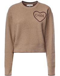Chloé - Round-Neck Knitwear - Lyst