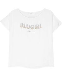 Blugirl Blumarine - Tunica chalk - Lyst
