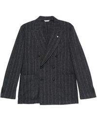 Manuel Ritz - Jassen ,Blauw ,Double-Breasted Blazer - Lyst