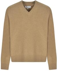 Maison Margiela - V-Neck Knitwear - Lyst