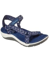 Dames Schoenen voor voor Platte schoenen voor Espadrilles en sandalen Bespaar 2% Skechers 113091 in het Blauw 