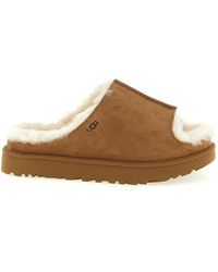 UGG - Schoenen ,Bruin ,Suède Greenport Slide - Lyst