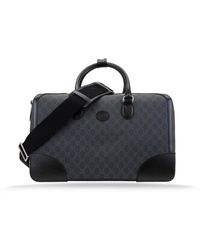 Gucci - Leder-Schultertasche Mit 'Gg' Logo - Lyst
