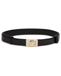 Furla - Accessoires ,Zwart ,Leer 1927 Verstelbare Riem - Lyst