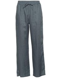 Part Two - Broeken ,Grijs ,Linnen Turbulentie Linnen Broek Straight-Leg Stijl - Lyst