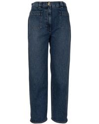 Elisabetta Franchi - Straight Jeans - Lyst