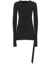 Rick Owens - Rib Ls T-Shirt - Lyst