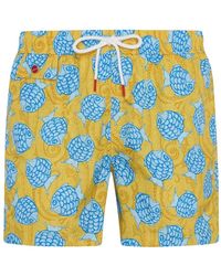 Kiton - Badmode ,Veelkleurig ,Polyester Swim Boxer Polyester - Lyst