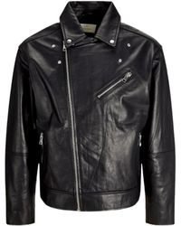 Jack & Jones - Leather Jackets - Lyst