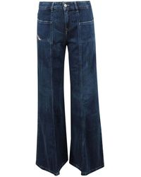 DIESEL - Jeans ,Blauw ,D-Akii Flare Jeans - Lyst