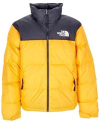 The North Face - 1996 Retro Nuptse Cone Oranje Donsjack Voor - Lyst