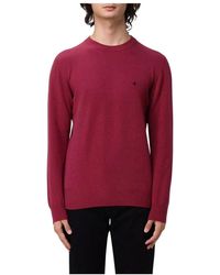 Brooksfield - Round-Neck Knitwear - Lyst