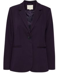 Kaffe - Jassen ,Paars ,Kasakura Blazer - Lyst
