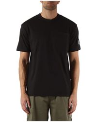 Calvin Klein - Baumwoll-t-shirt mit fronttasche - Lyst