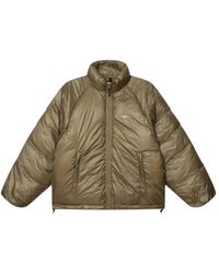 Obey - Transparante Gewatteerde Jas - Lyst