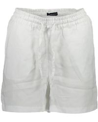 North Sails - Short Blanco De Mujer Con Cintura Elástica, Mujer, Talla - Lyst