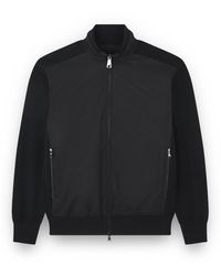 Paul & Shark - Hybrid Zip-Up Sweater - Lyst