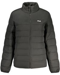 Fila - Jassen ,Zwart ,Polyester Winterjas - Lyst