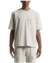 Peserico - Reines Baumwoll-Französisch-Frottee-Fleece-T-Shirt - Lyst