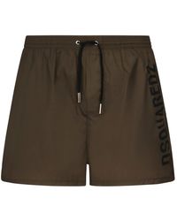 DSquared² - Militärgrüne Meer Kleidung Mit Logo - Lyst