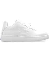 Burberry - Sneakers in pelle con scatola - Lyst